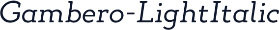 Gambero-LightItalic