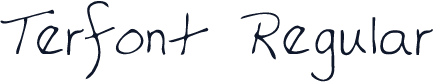 Terfont Regular