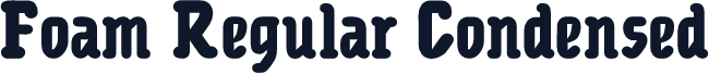 Foam Regular Condensed