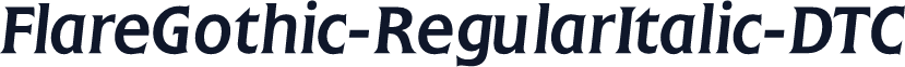 FlareGothic-RegularItalic-DTC