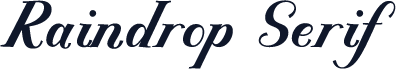 Raindrop Serif