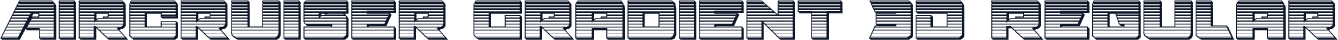 Aircruiser Gradient 3D Regular