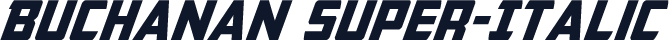 Buchanan Super-Italic
