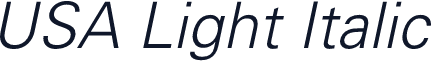 USA Light Italic