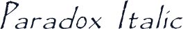 Paradox Italic