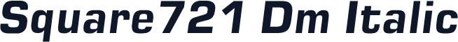 Square721 Dm Italic