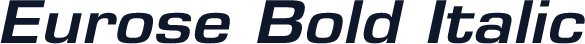 Eurose Bold Italic