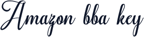 Amazon bba key