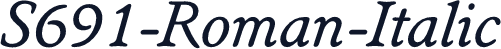 S691-Roman-Italic