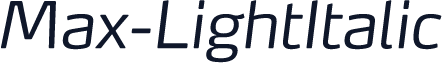 Max-LightItalic