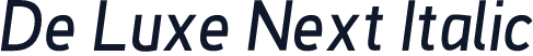 De Luxe Next Italic