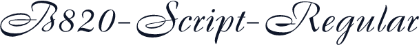 B820-Script-Regular