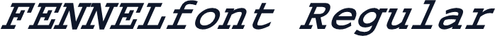 FENNELfont Regular