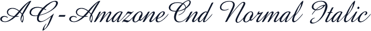 AG-AmazoneCnd Normal Italic