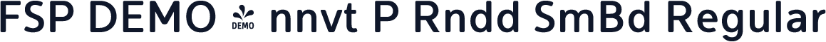FSP DEMO - nnvt P Rndd SmBd Regular