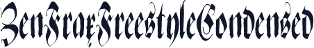ZenFraxFreestyleCondensed