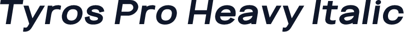 Tyros Pro Heavy Italic