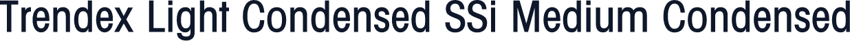Trendex Light Condensed SSi Medium Condensed