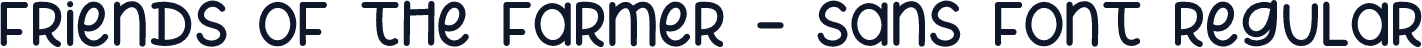Friends of the Farmer - Sans Font Regular