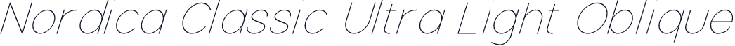Nordica Classic Ultra Light Oblique