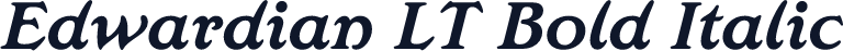 Edwardian LT Bold Italic
