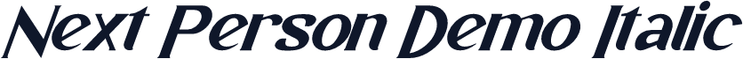 Next Person Demo Italic