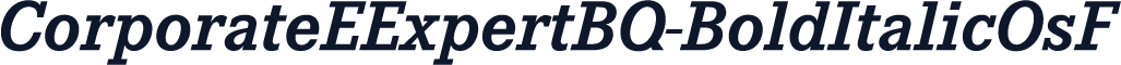 CorporateEExpertBQ-BoldItalicOsF