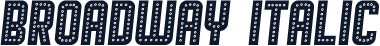Broadway Italic