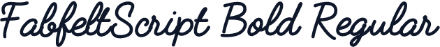 FabfeltScript Bold Regular