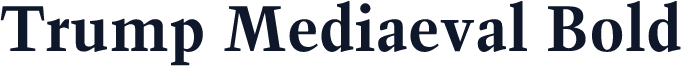 Trump Mediaeval Bold