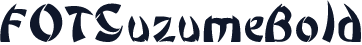 FOTSuzumeBold