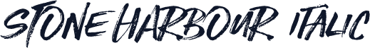 STONE HARBOUR  Italic