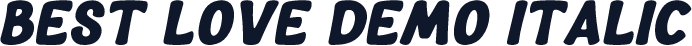 Best Love DEMO Italic