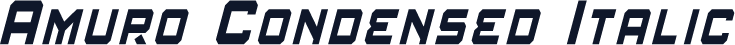 Amuro Condensed Italic