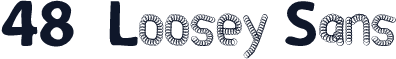 宋画48，Loosey Sans
