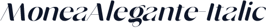 MoneaAlegante-Italic