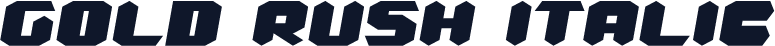 Gold Rush Italic