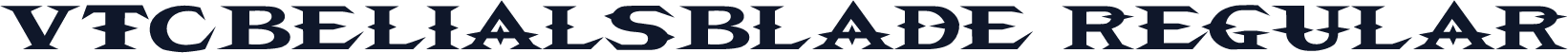 VTCBelialsBlade Regular