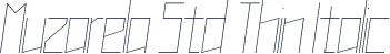 Muzarela Std Thin Italic