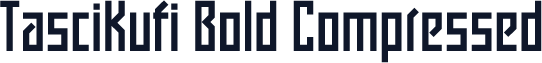 TasciKufi Bold Compressed