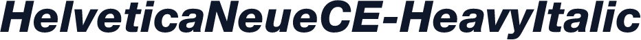 HelveticaNeueCE-HeavyItalic
