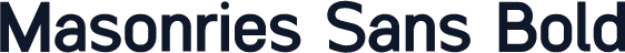 Masonries Sans Bold