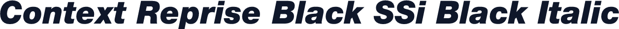 Context Reprise Black SSi Black Italic
