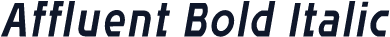 Affluent Bold Italic