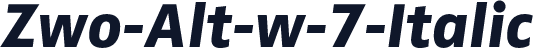 Zwo-Alt-w-7-Italic