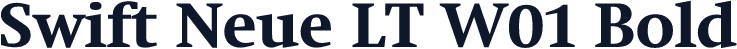 Swift Neue LT W01 Bold