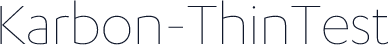 Karbon-ThinTest