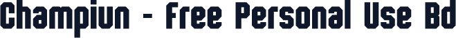 Champiun - Free Personal Use Bd