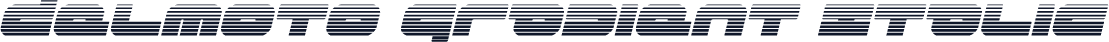 Delmoto Gradient Italic