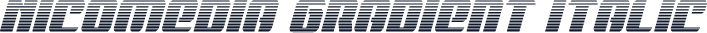 Nicomedia Gradient Italic